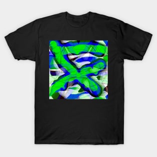 Bright green and blue II T-Shirt